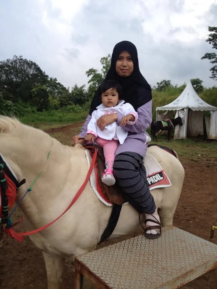 first time riding a horse